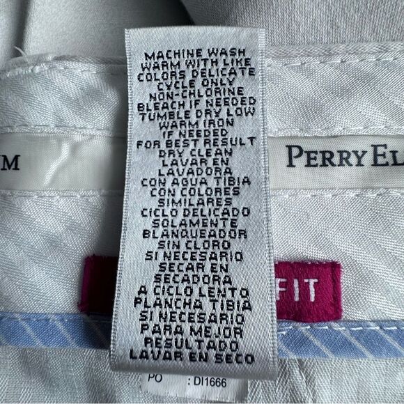 Perry Ellis Premium Tan Tailored Flat Front Dress Pants SZ 32 - Picture 13 of 14